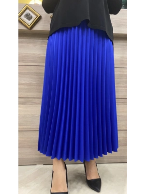 İnvee Pliseli Etek Saks