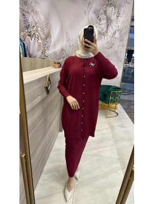 İnvee Yususfçuk Hırka Bordo