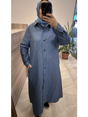 Kapitone Kap İndigo