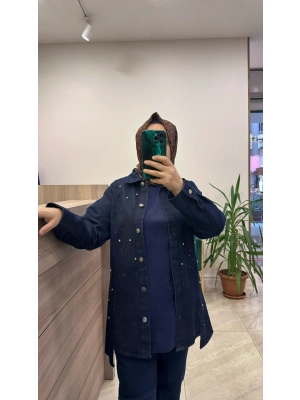 Magazin 7456 Kot Ceket Lacivert