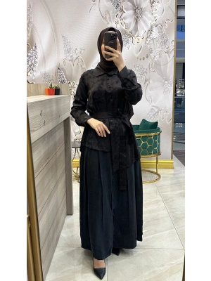 Misswhence İpek Elbise Kahverengi