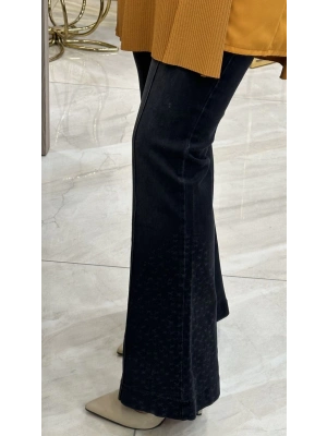 Misswhence İspanyol Kot Pantolon