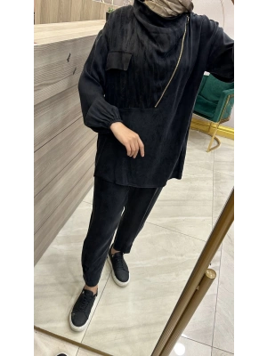 Niqozza Dar Paça İpek Pantolon