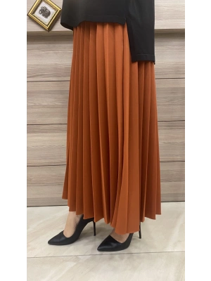 Niqozza Pliseli Etek Kiremit