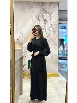 NS-25Y2032 Elbise Siyah