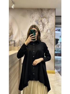 NS-25Y3007 Siyah Gömlek