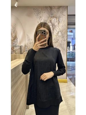 NS-25Y3012 Tunik Siyah