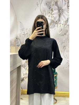 NS-25Y3016 Tunik Siyah