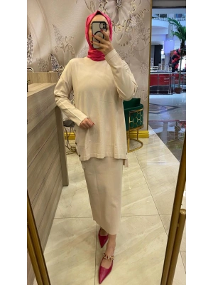 Nuss 1302 Takım Bej