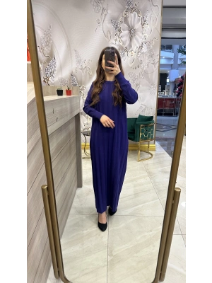 Nuss 1401 Elbise Mor