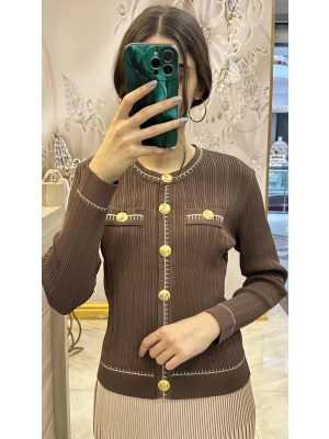 Nuss 25K1115 Hırka kahve