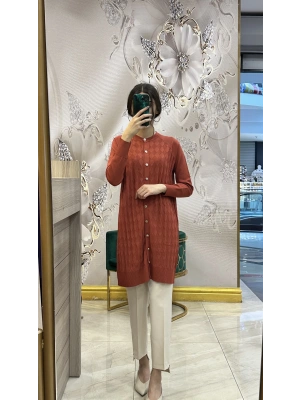 Nuss 25KY305 Hırka Taba