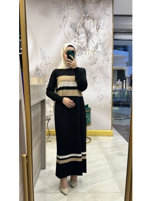 Nuss 25Y1421 Elbise Siyah