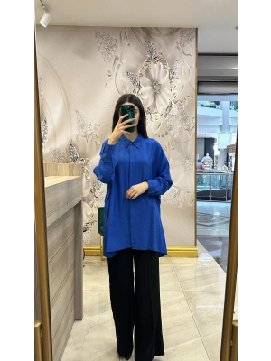 Nuss 25Y3001 Mavi Gömlek