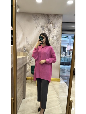 Nuss 25Y3001 Pembe Gömlek