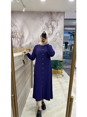 Nuss Tam Boy Hırka Mor