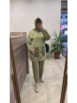 Qmash Süet Takım Yeşil