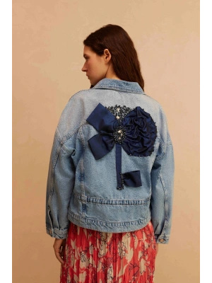 Venöve 24SSCEK0032 Boye Ceket Mavi