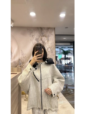 Venöve 25FWCEK0015 Beyaz Campi Ceket