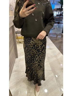 Venöve 25FWETE0004 Leopar Pisa Etek