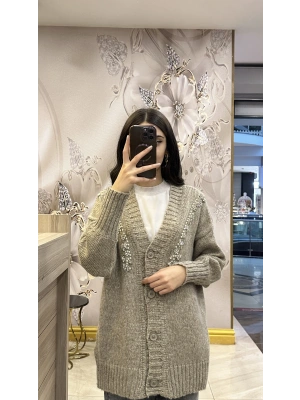 Venöve 25FWTRI0004 Krem Ella Triko Hırka