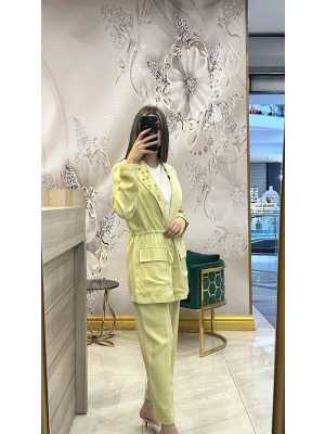 Venöve 25SSCEK0022 Sarı Tara Takım