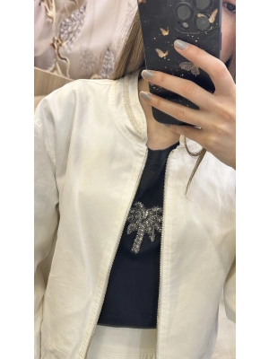 Venöve 25SSCEK0031 Leo Ceket Beyaz