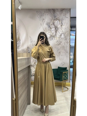 Venöve 25SSELB0018 Camel Kristen Elbise