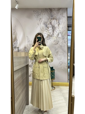 Venöve 25SSETE0002 Bej Brandi Etek