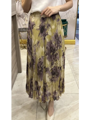 Venöve 25SSETE0013 Yeşil Miara Etek