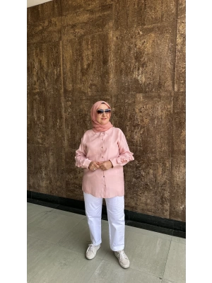 Venöve 25SSGOM0011 Emili Gömlek Pembe
