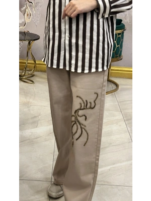 Venöve 25SSPNT0020 Bej Emily Pantolon