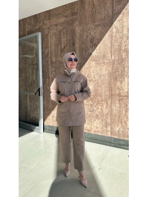 Venöve 26FWCEK0008 Bej Galvin Takım