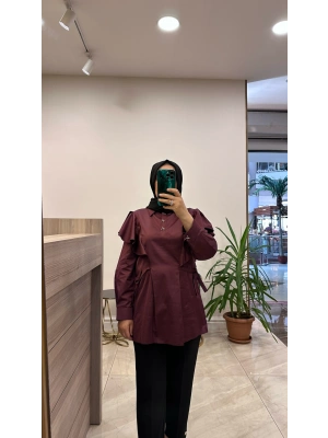 Venöve 26FWGOM0007 Bordo Danny Gömlek