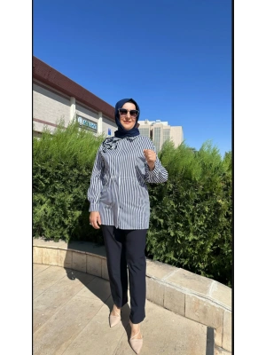 Venöve 26FWPNT0041 Lacivert Avolon Pantolon