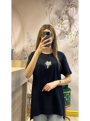 Venöve LOLA TSHIRT LACİVERT