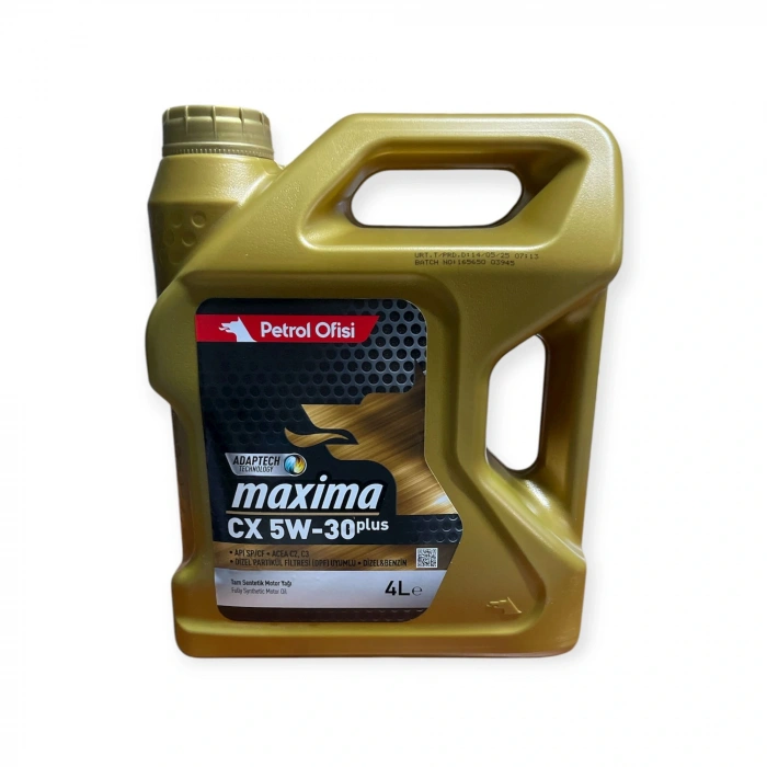 CX 5W30 Partiküllü Motor Yağı 4 Litre