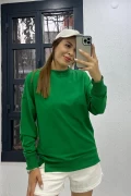 Basic Sweatshirt Yeşil