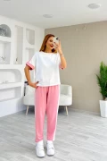 Şeritli Takım Pembe