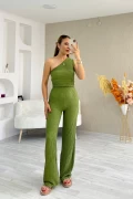 ZR Orjinal Marka Tek Omuz Bubble Gofre Takım Yeşil