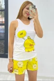 Şortlu Askılı Pijama Takımı