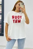 Your Way Baskılı T-Shirt