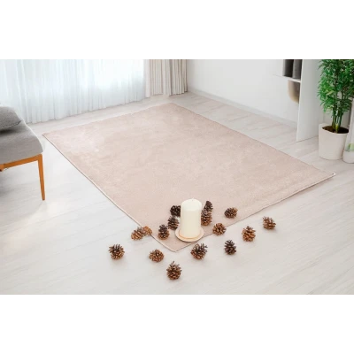 Bella Kaymaz Tabanlı Salon Oturma ve Çocuk Odası Tuft Halı-Açık Bej