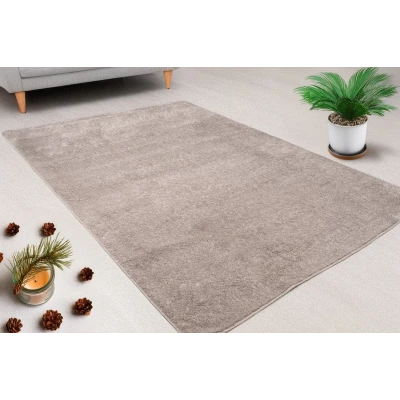 Bella Kaymaz Tabanlı Salon Oturma ve Çocuk Odası Tuft Halı-Açık Gri