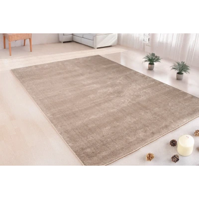 Bella Kaymaz Tabanlı Salon Oturma ve Çocuk Odası Tuft Halı-Bej