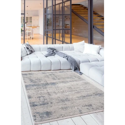 Breda Modern Salon ve Oturma Odası Halısı - Mavi