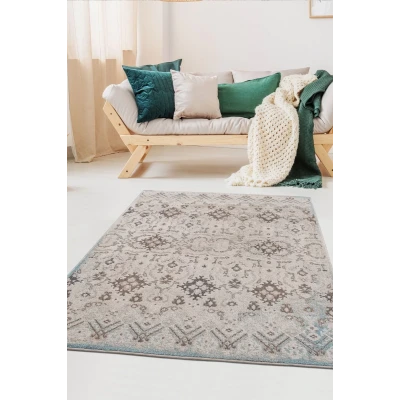 Safir Modern Salon ve Oturma Odası Halısı - Gri