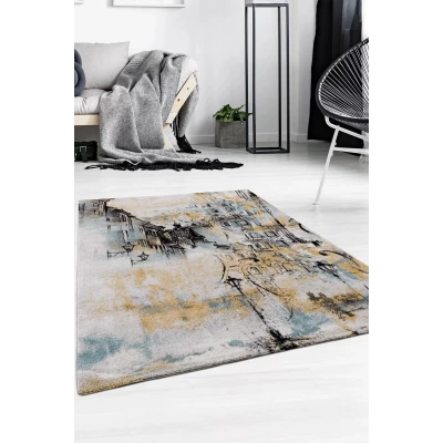 Safir Modern Salon ve Oturma Odası Halısı - Gri