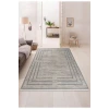 Pyramid Modern Salon ve Oturma Odası Halısı - Krem Gri