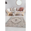 Safir Modern Salon ve Oturma Odası Halısı - Krem
